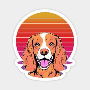 cute cocker spaniel dog for awesome occasion Magnet