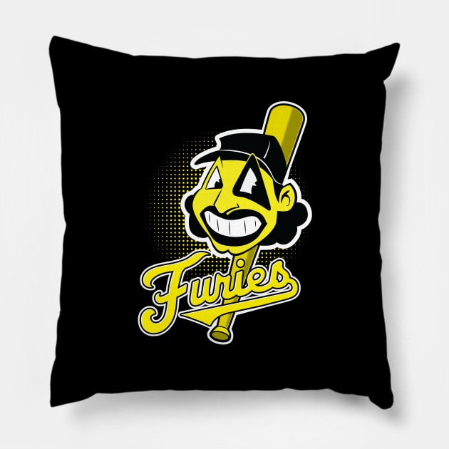 Baseball Furies Pillow by castlepop