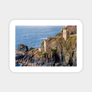 The Crowns Engine Houses, Botallack Mine, Cornwall Magnet