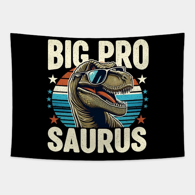 Bigbrosaurus T Rex Dino Big Bro Saurus Brother Boys Dinosaur Tapestry by cyryley