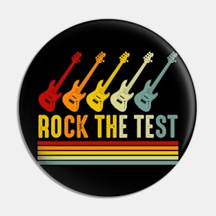 Rock The Test Guitar Teacher - Test Day Pin