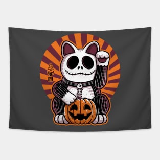 Halloween Neko Tapestry