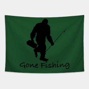 Gone fishing Tapestry