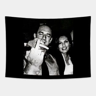 Elliot Stabler And Olivia Benson  Actors and musicians giving the middle finger meme Tapestry