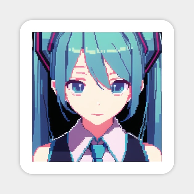 Hatsune Miku Magnet by mindworldz