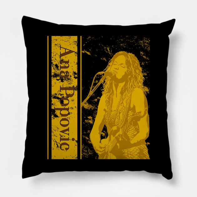 Ana Popovic \ Blues Rock Pillow by Nana On Here