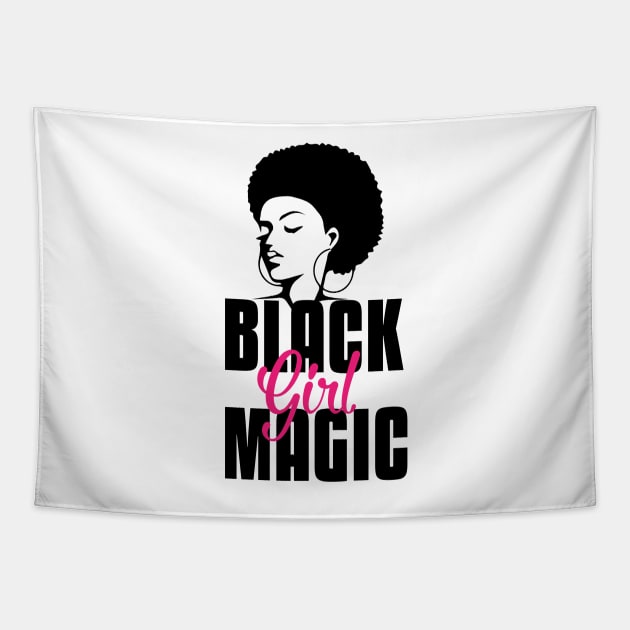 Black Girl Magic | Strong Black Woman Tapestry by UrbanLifeApparel