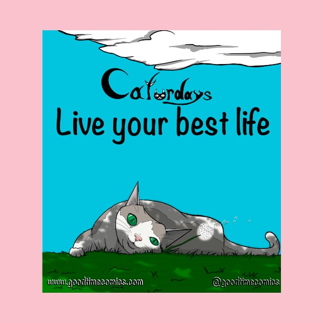 Live your best life caturdays by Goodtimecomics