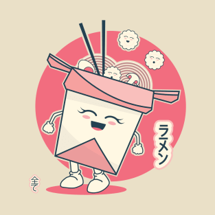 Happy Ramen Noodles Box T-Shirt