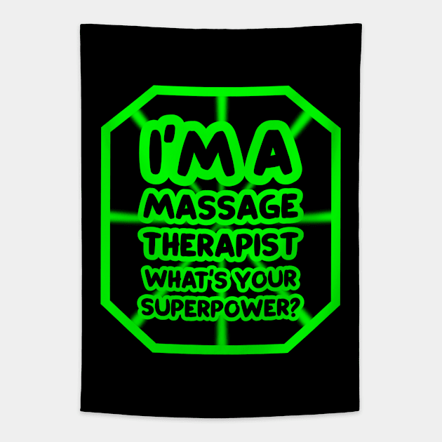 I'm a massage therapist, what's your superpower? Tapestry by colorsplash