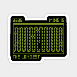 The Longest Snake ever! Funny Snake vintage Magnet