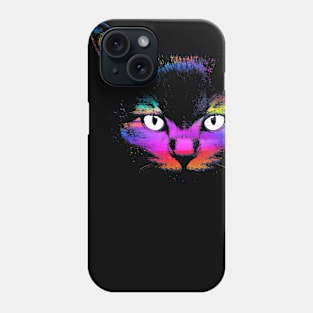 Neon Cat Phone Case