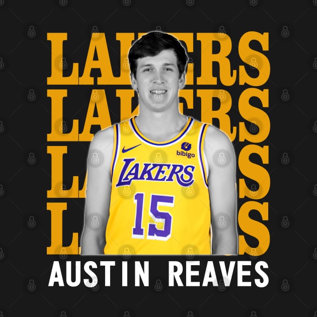 Los Angeles Lakers Austin Reaves by Thejockandnerd