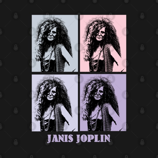 Janis Joplin 80s Pop ART by KERIKIL