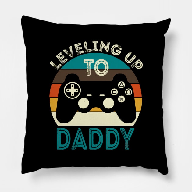 Leveling Up To Daddy Pillow by DragonTees