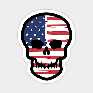 American Skull Magnet