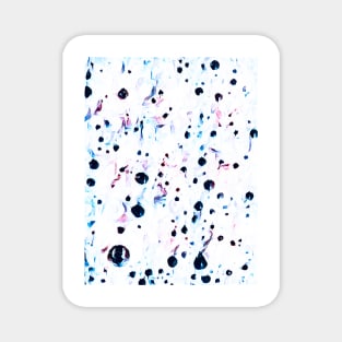 Graphite Bubbles Painting Magnet