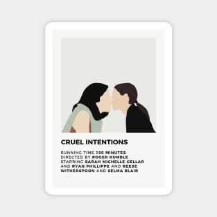 Cruel Intentions Minimalist Poster Magnet