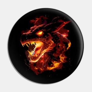 Cosmic Fire Dragon v3 Pin