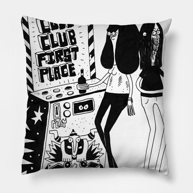 Cool Club First Place by Jay Howell Pillow by Logan Arcade