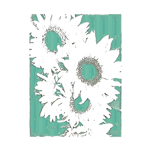 Sunflower Whitewash by Tovers