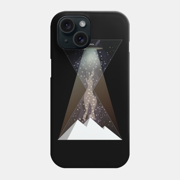 Ufo Pyramids of Time v1 Phone Case by Twisted By Art