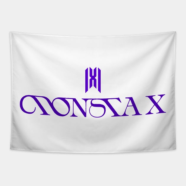 Monsta X Gambler Logo Tapestry by hallyupunch