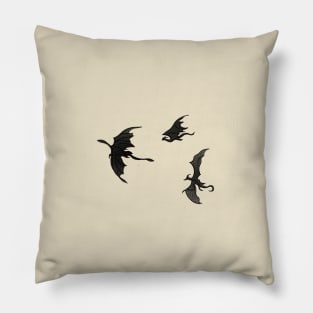 Dragons in Flight Pillow