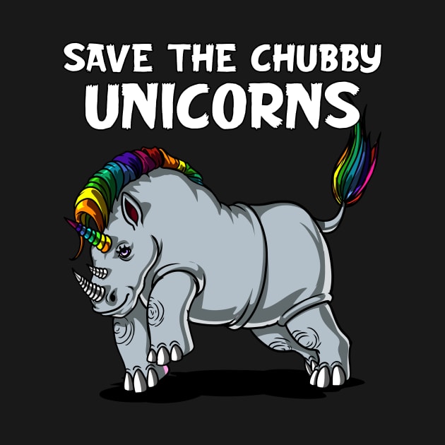 Save The Chubby Unicorns Rhino by underheaven