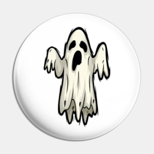 Ghost t-shirt Pin