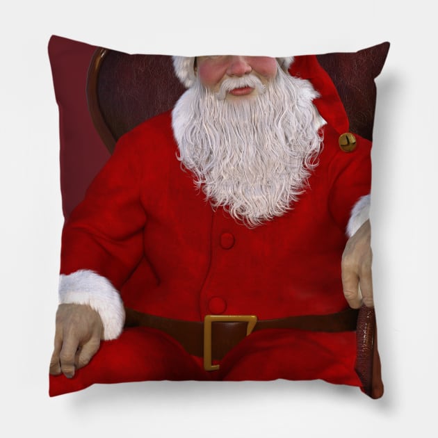 Christmas Santa Claus T shirt,Christmas Santa Shirt,Christmas Santa Gift,Xmas Gift Tees Pillow by Fun and Cool Tees