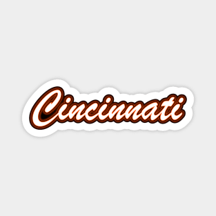 Football Fan of Cincinnati Magnet