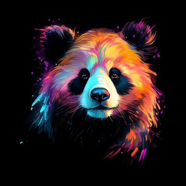 Neon Panda #3 by Everythingiscute