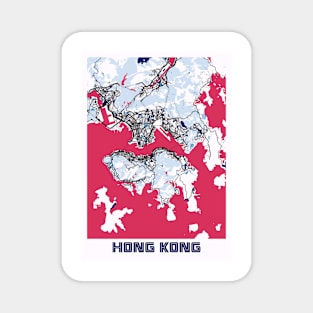 Hong Kong - Hong Kong MilkTea City Map Magnet