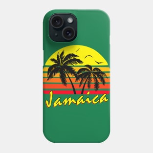 Jamaica Retro Sunset Phone Case