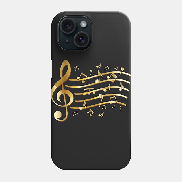 Music Staff Phone Case by letnothingstopyou