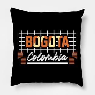 bogota colombia city building Pillow