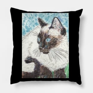 Cute  Siamese cat Pillow