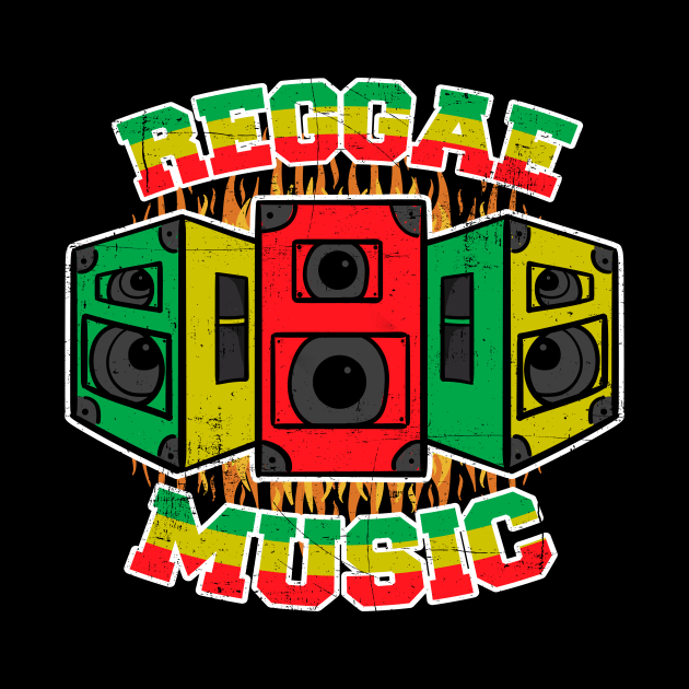 Reggae Music Sound System Jamaican Culture by dconciente