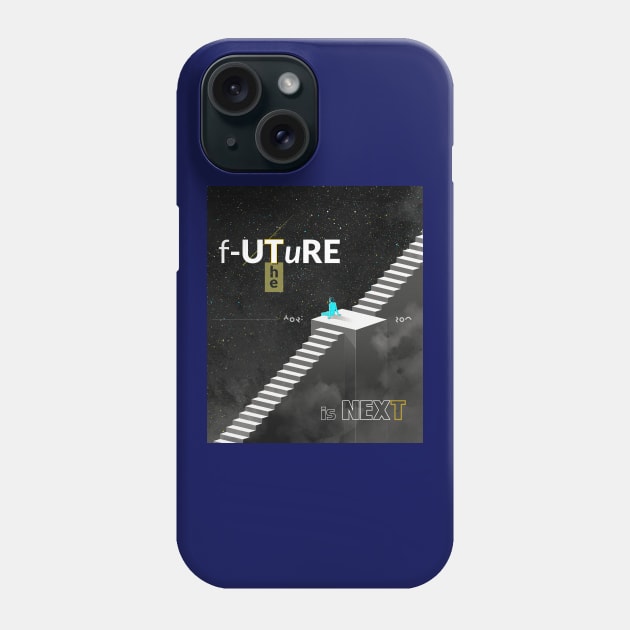The Future Is Next On A Horizon Poster Phone Case by Persius Vagg