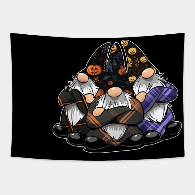 Halloween Gnomes Tapestry by Styleuniversal