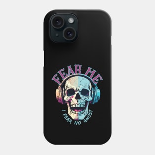 Skull Music Lover Halloween-Palsmophobia Phone Case