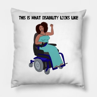 This Is What Disability Looks Like Power Chair Pillow