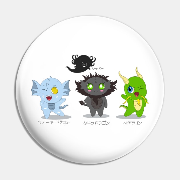 Dragon Chibis Pin by garciajey