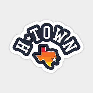 Houston H-Town Baseball Fan Tee: Hit It Out of the Park, Y'all! Magnet