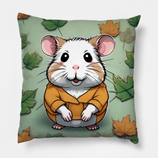 Hamster in Nature Pillow