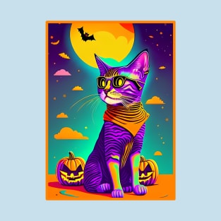 Moonlit Mellowcat - Halloween 2023 T-Shirt