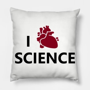 I Heart Science Pillow
