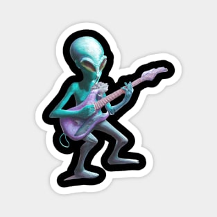 Alien Guitarist Magnet