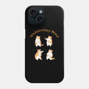 Cat in wednesday mood Phone Case